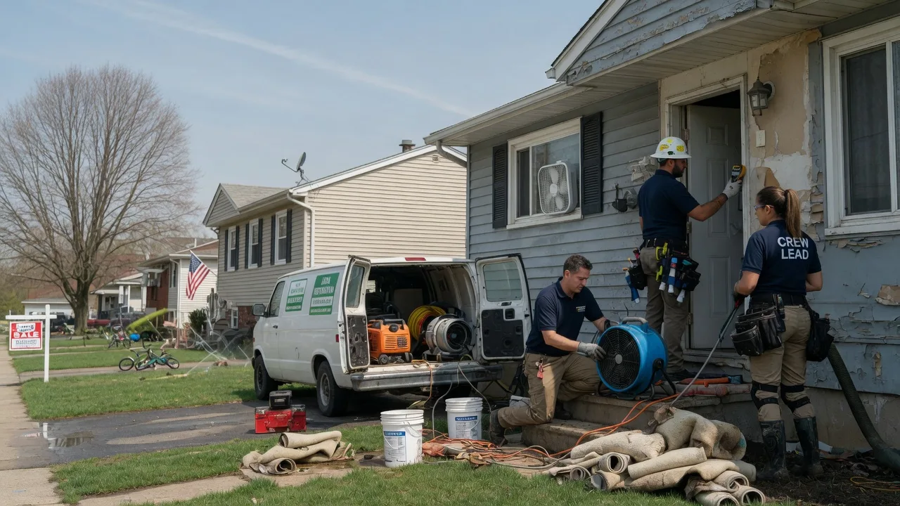 Flood Cleanup in East Hanover, NJ near me